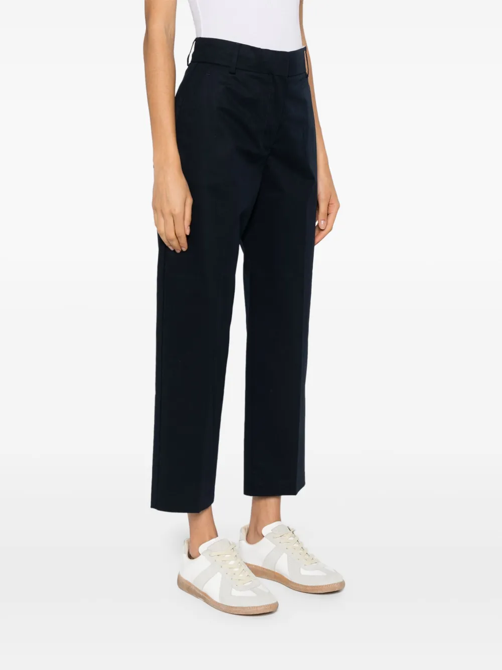 Tommy Hilfiger Cropped broek Blauw