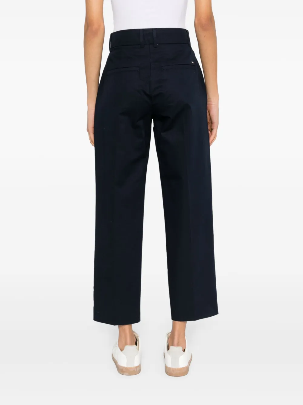 Tommy Hilfiger Cropped broek Blauw