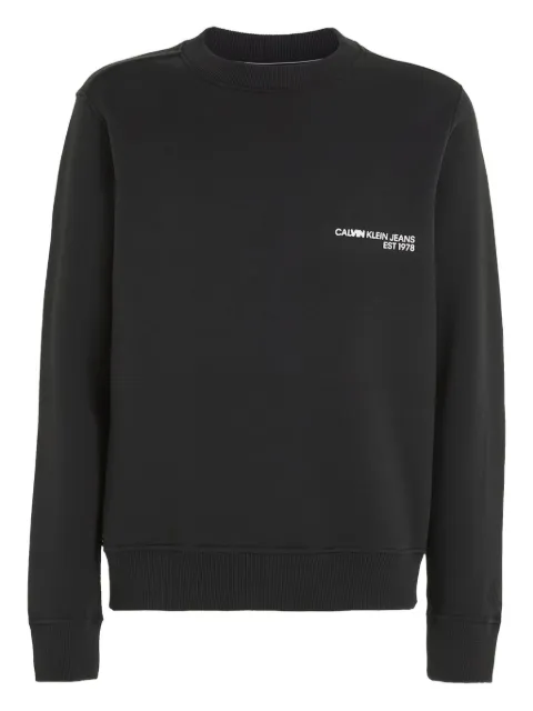 Calvin Klein Jeans logo-print crew-neck sweatshirt