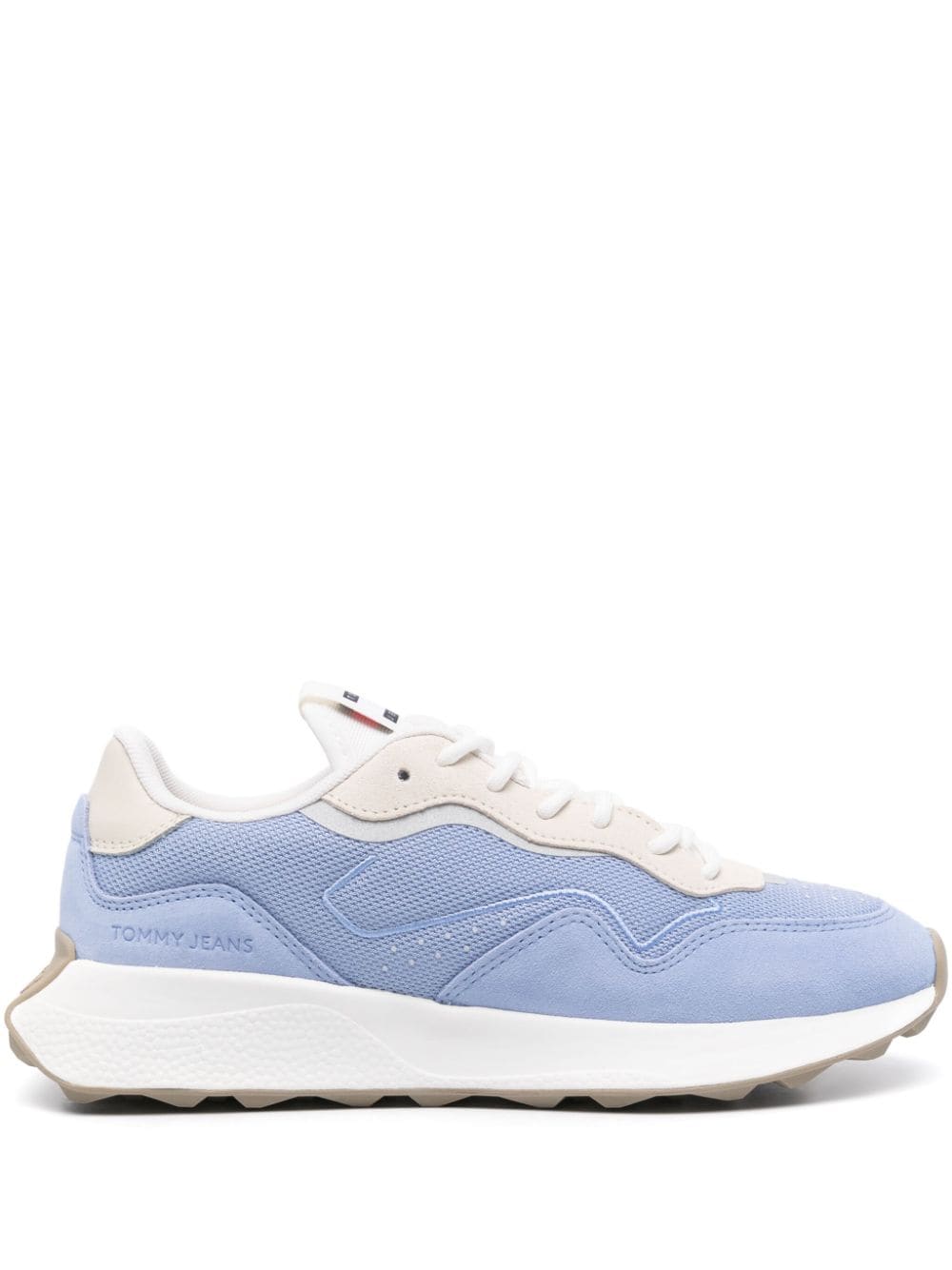 Tommy Hilfiger Retro Panelled Sneakers In Blue