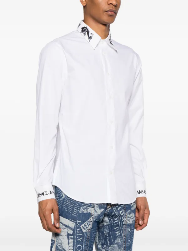 Versace Jeans Couture Watercolour Couture Cotton Shirt