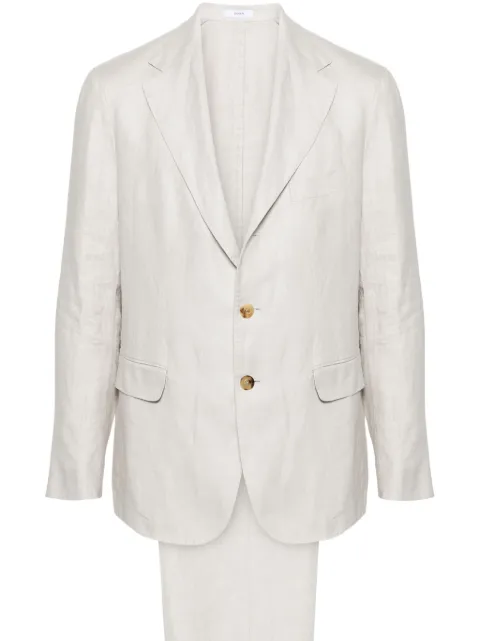 Boglioli single-breasted linen suit