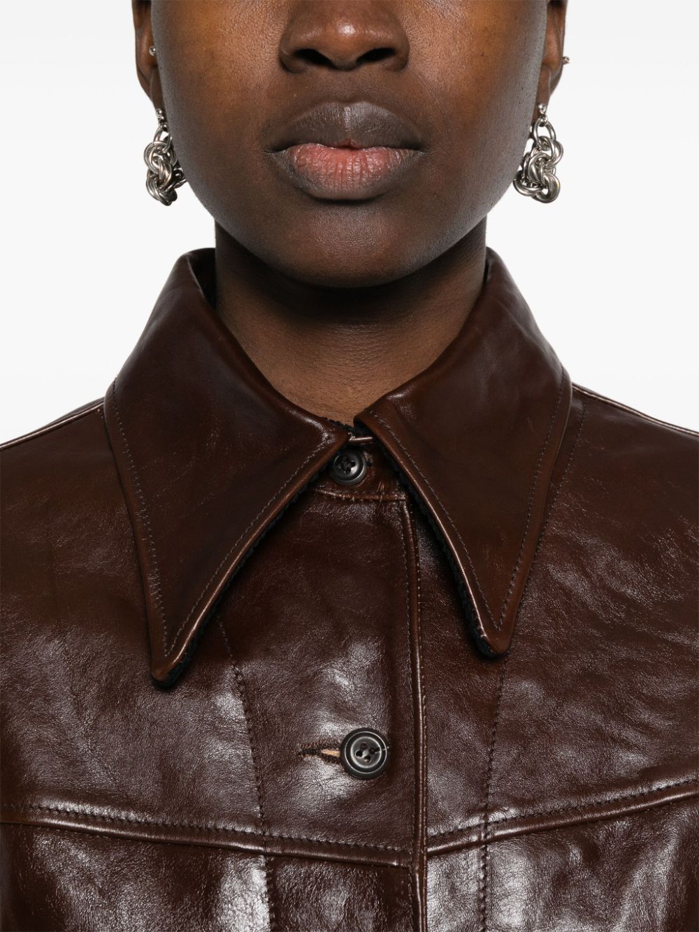 OUR LEGACY Verve leather jacket Women