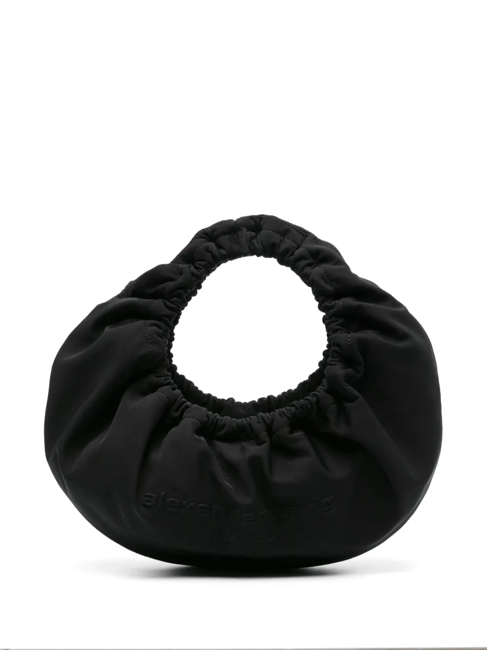 トートバッグ ALEXANDER WANG Black Fabric Crescent Small Handbag Alexander Wang Crescent Small Satin Bag