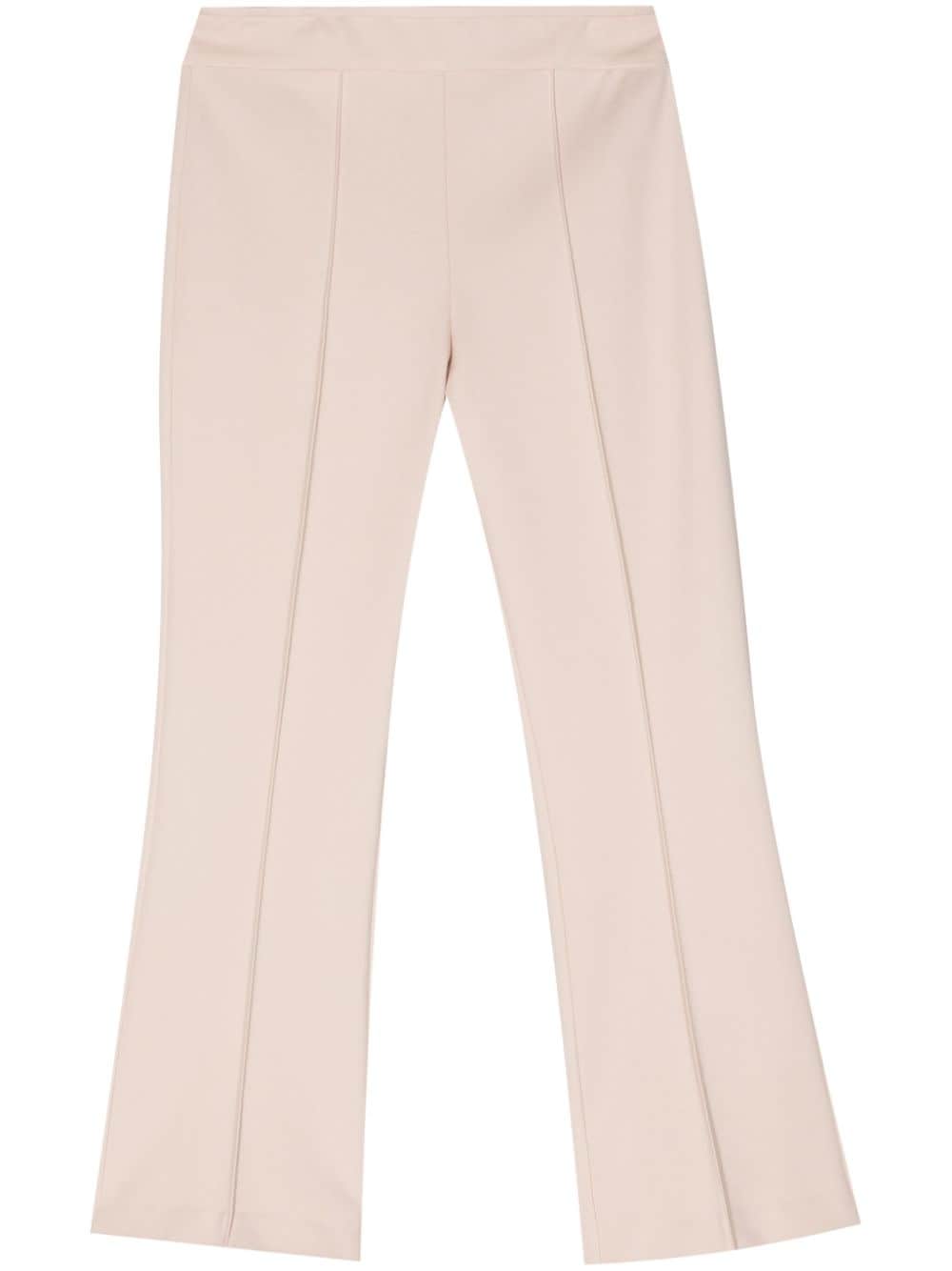 Blanca Vita Cropped Jersey Trousers In Neutrals
