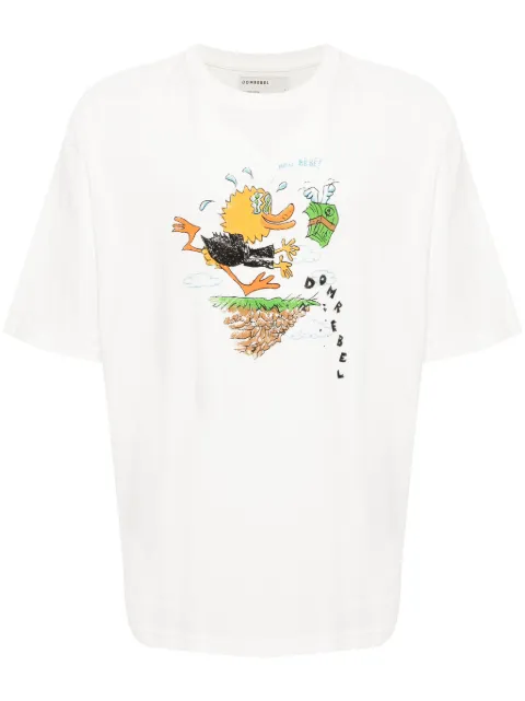 DOMREBEL Chase graphic-print cotton T-shirt