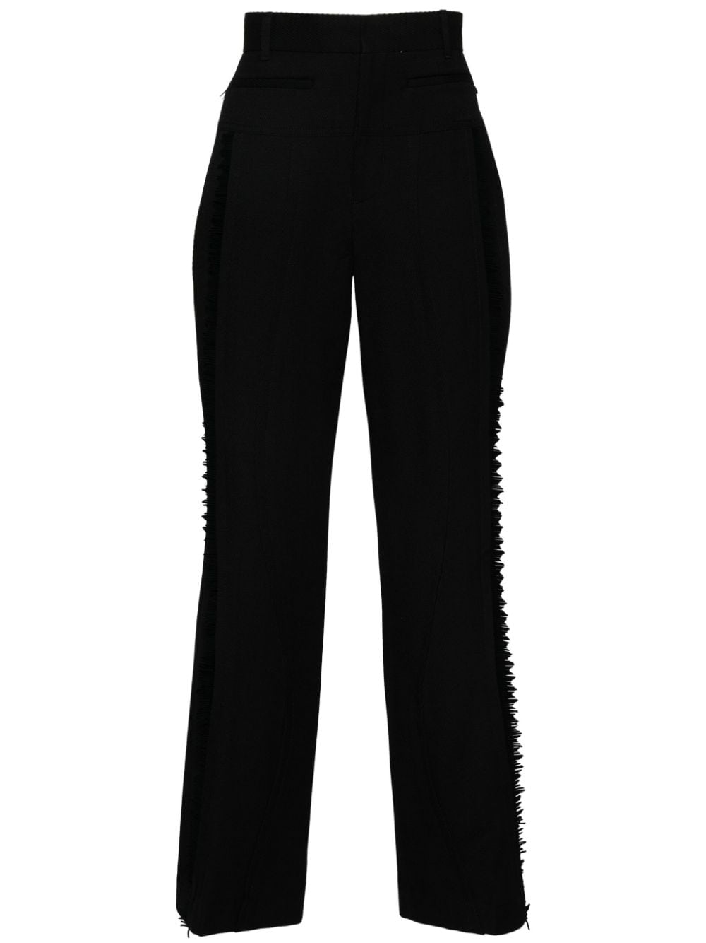 Shop Andersson Bell Hampton Straight-leg Trousers In Black
