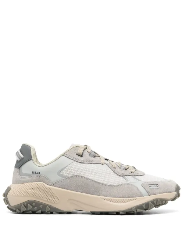 HUGO panelled-design Sneakers Grey FARFETCH JO