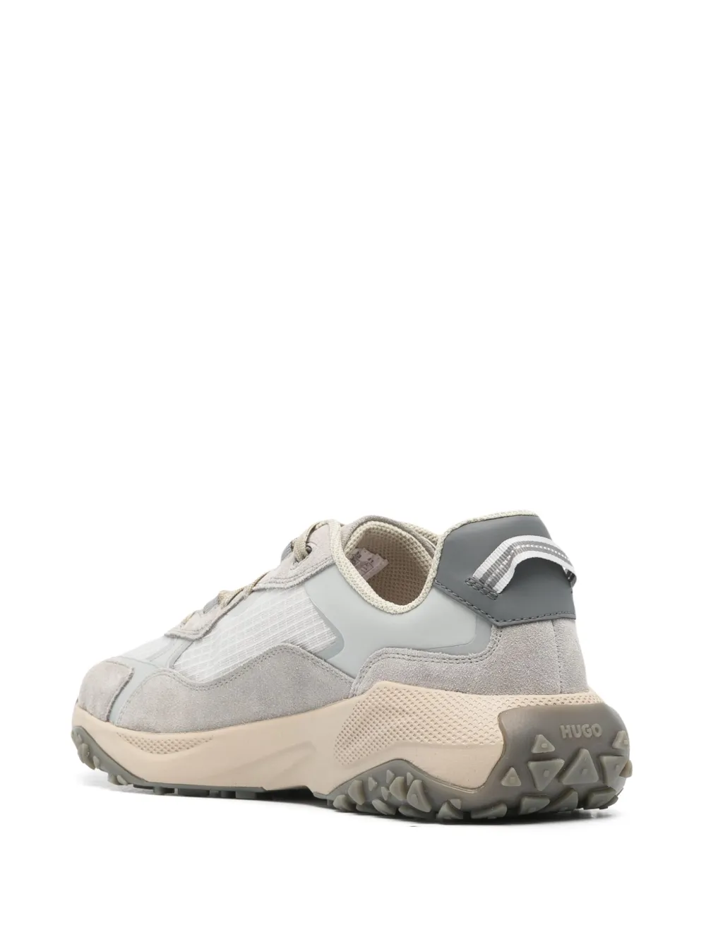 Hugo Boss Panelled-design Sneakers In Grey
