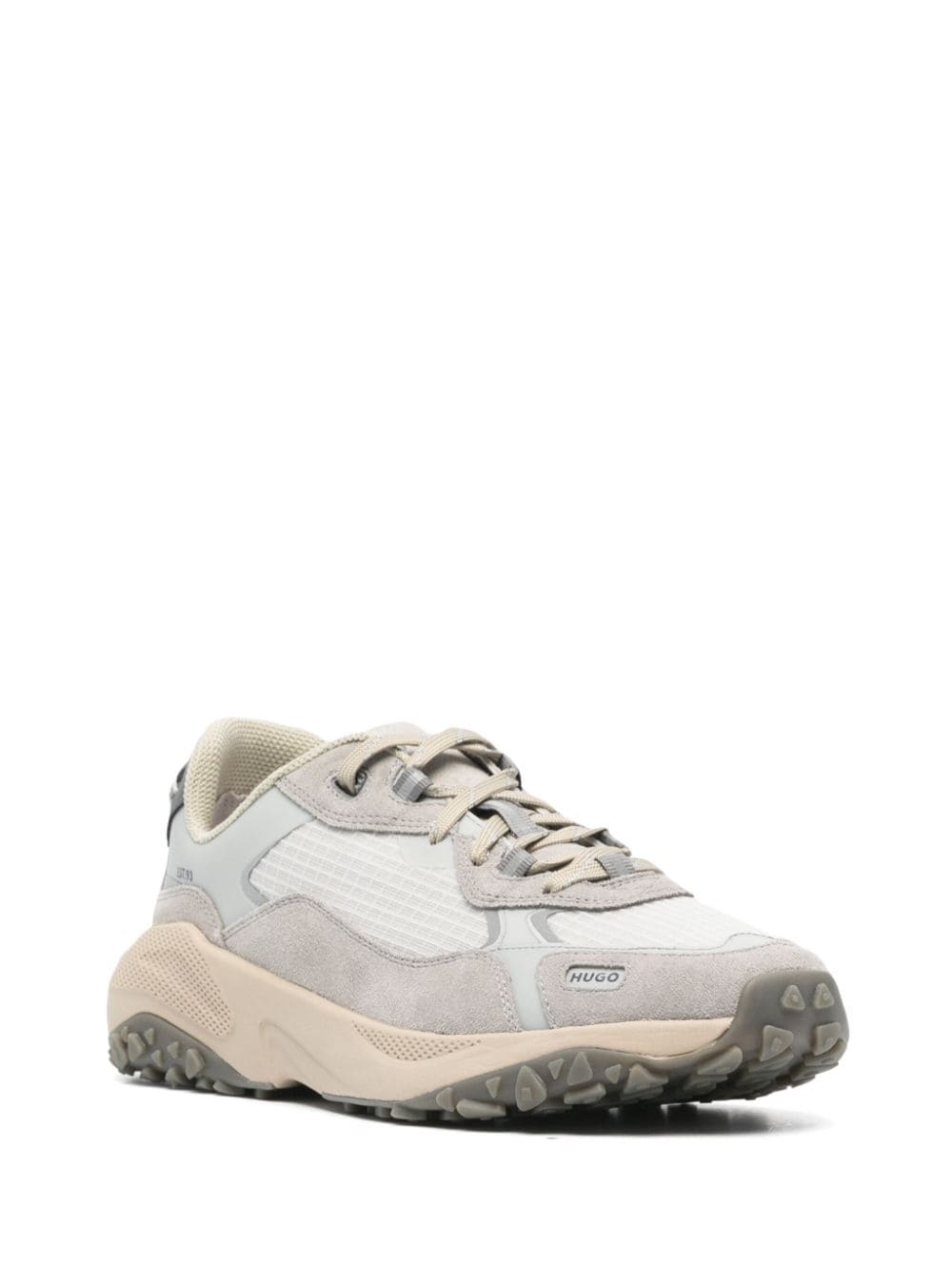 Shop Hugo Panelled-design Sneakers In Grey