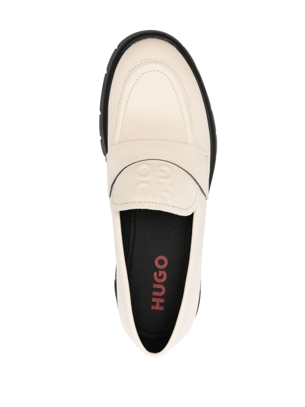 LOGO-EMBOSSED CHUNKY LOAFERS