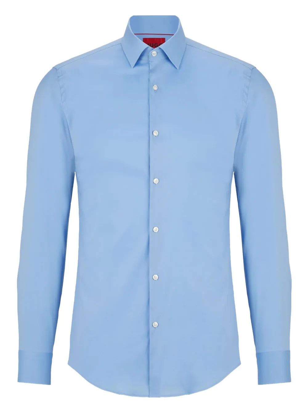 HUGO long-sleeve cotton shirt | Blue | Image 1