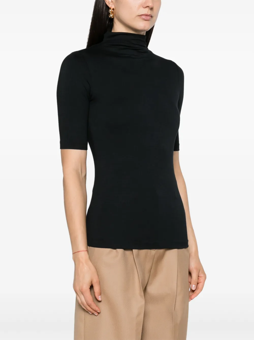 image 3 of boss 企领平纹针织t恤