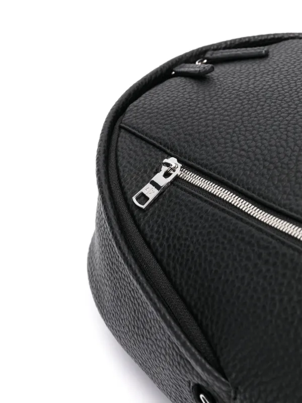 Armani Exchange logo-plaque Backpack | Black | FARFETCH
