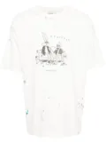 DOMREBEL Scuff Tomorrow cartoon-print T-shirt - Neutrals