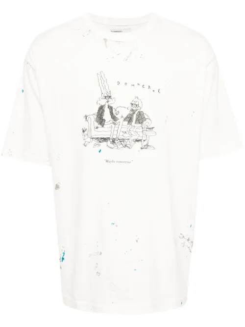 T-shirt Scuff Tomorrow à imprimé graphique - DOMREBEL - Modalova
