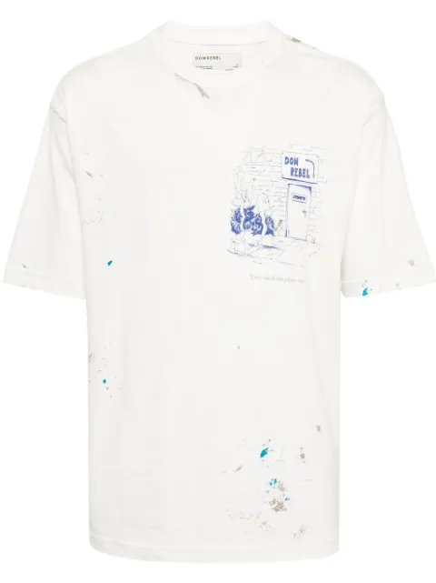 DOMREBEL Scuff Door graphic-print T-shirt