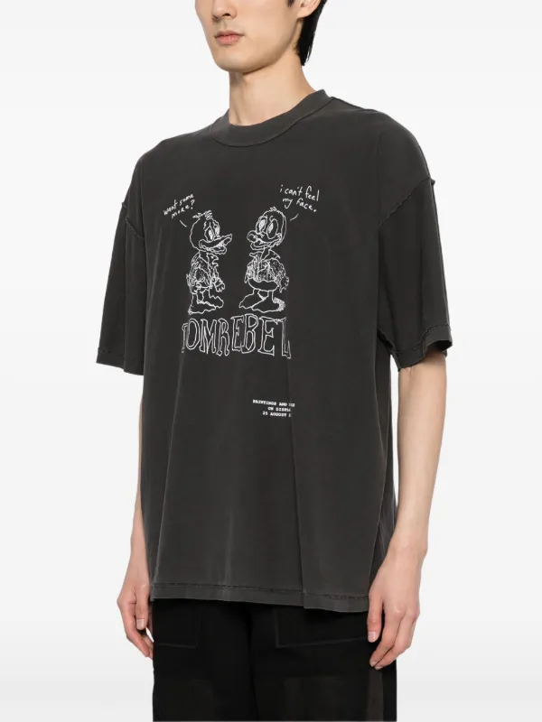 DOMREBEL Comic Pals グラフィック Tシャツ | グレー | FARFETCH JP