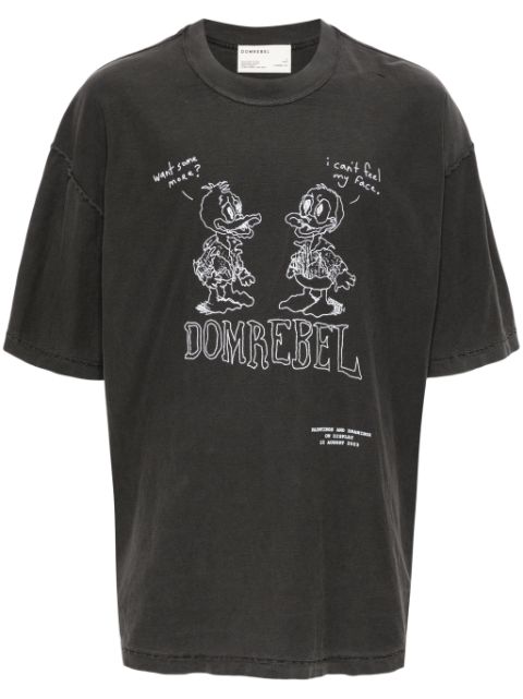 DOMREBEL Comic Pals graphic-print cotton T-shirt