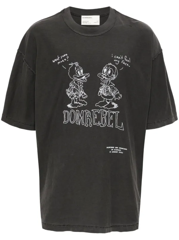 DOMREBEL Comic Pals グラフィック Tシャツ | グレー | FARFETCH JP