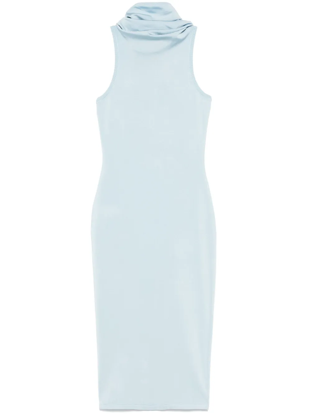 Alaïa vestido midi ajustado | azul | Image 1