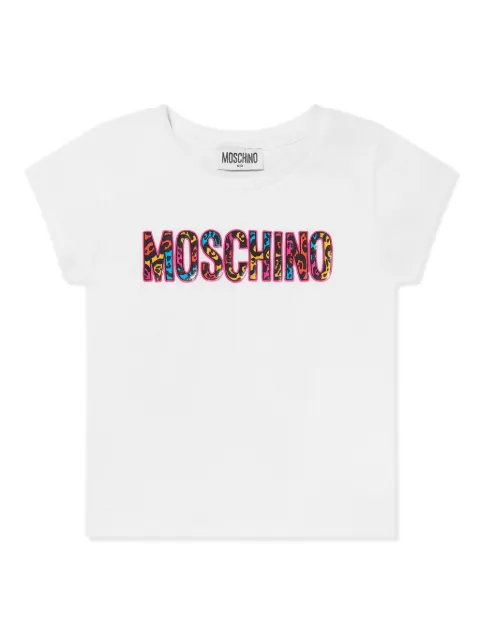 Moschino Kids logo-print cotton T-shirt