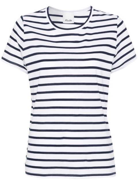Allude striped cotton T-shirt