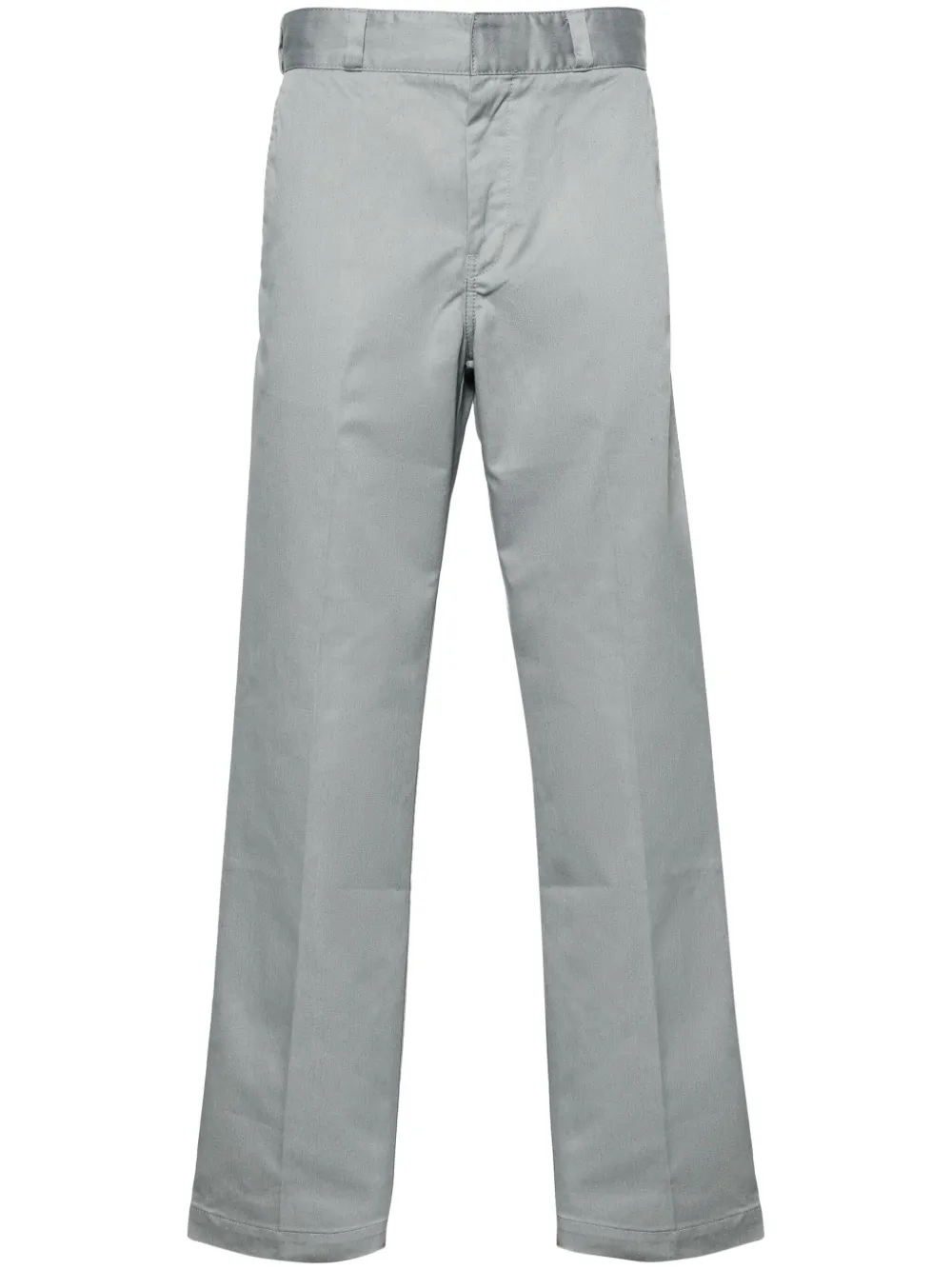 HUGO pressed-crease straight-leg trousers | Grey | Image 1