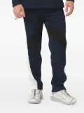 HUGO panelled logo-patch track pants - Blue