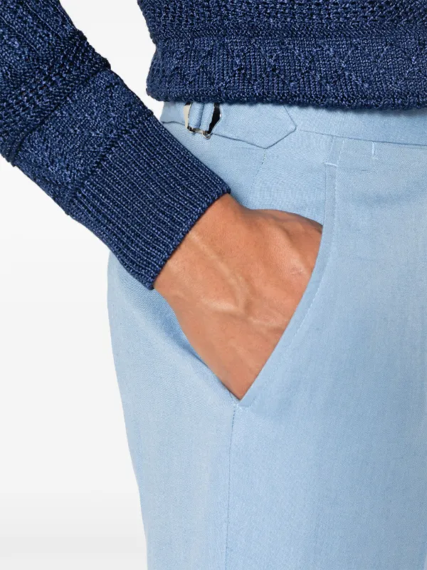 Ralph Lauren Purple Label ミッドライズ テーラードパンツ - Farfetch 