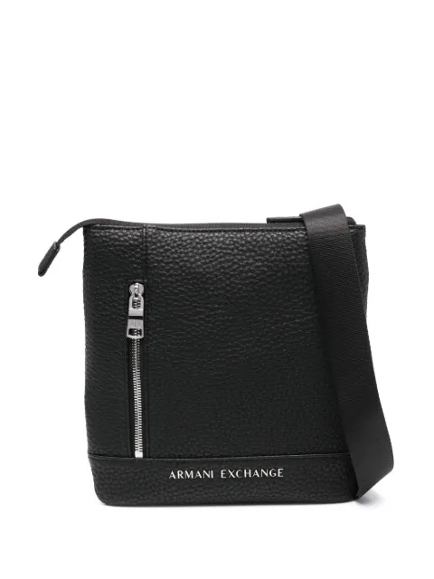 Armani Exchange Kuriertasche mit Logo-Schild