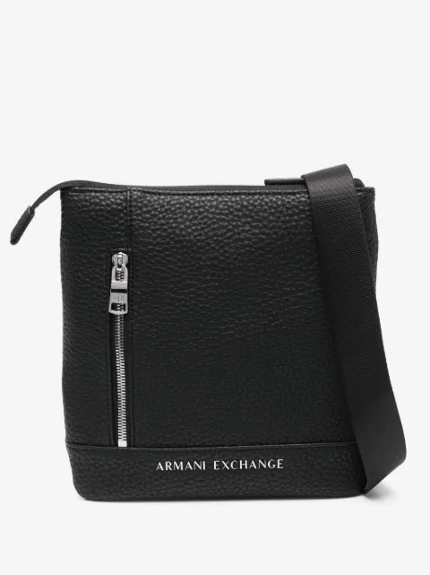 Armani Exchange logo-plaque messanger bag