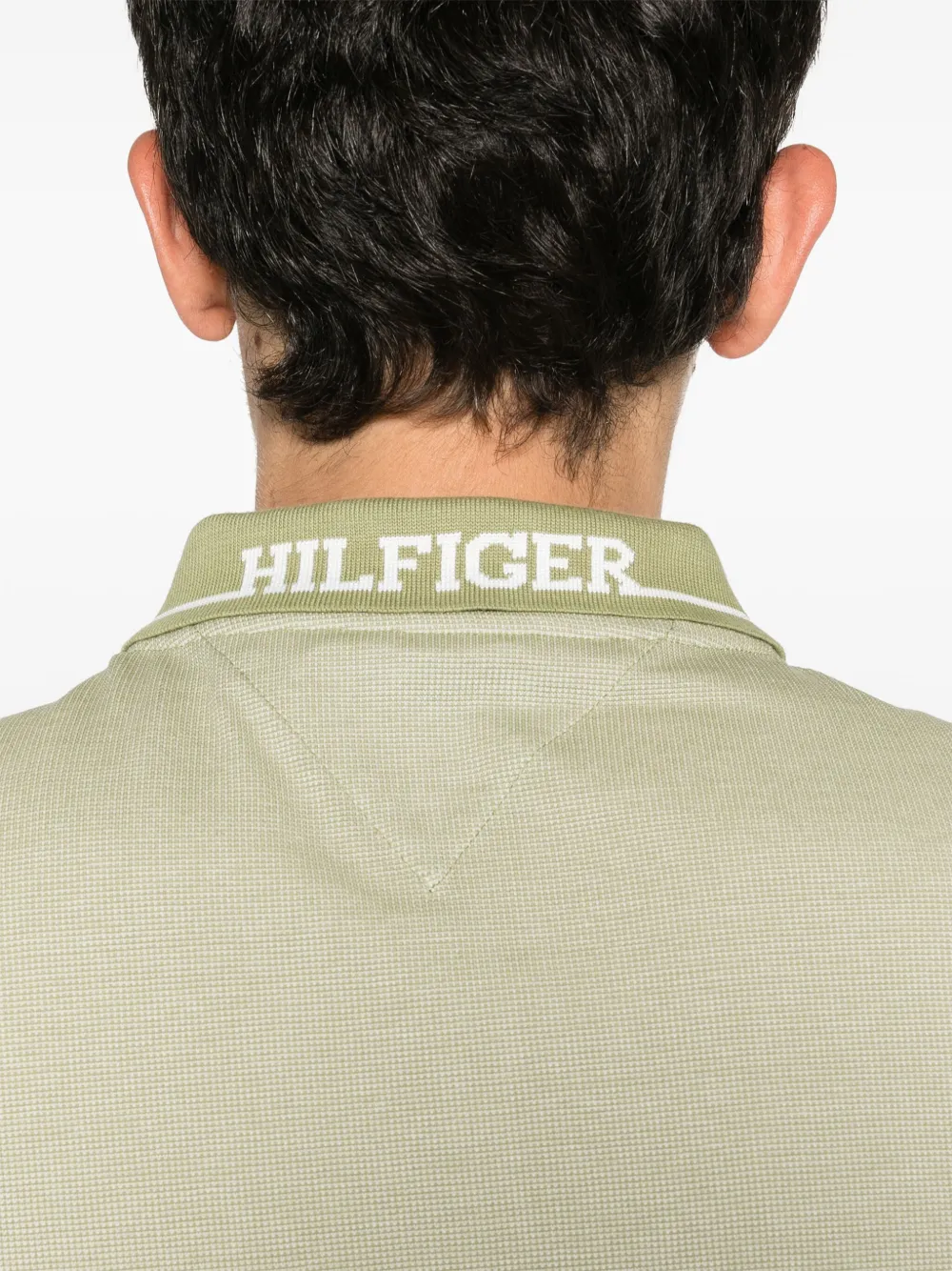 Tommy Hilfiger Poloshirt met geborduurd logo Groen