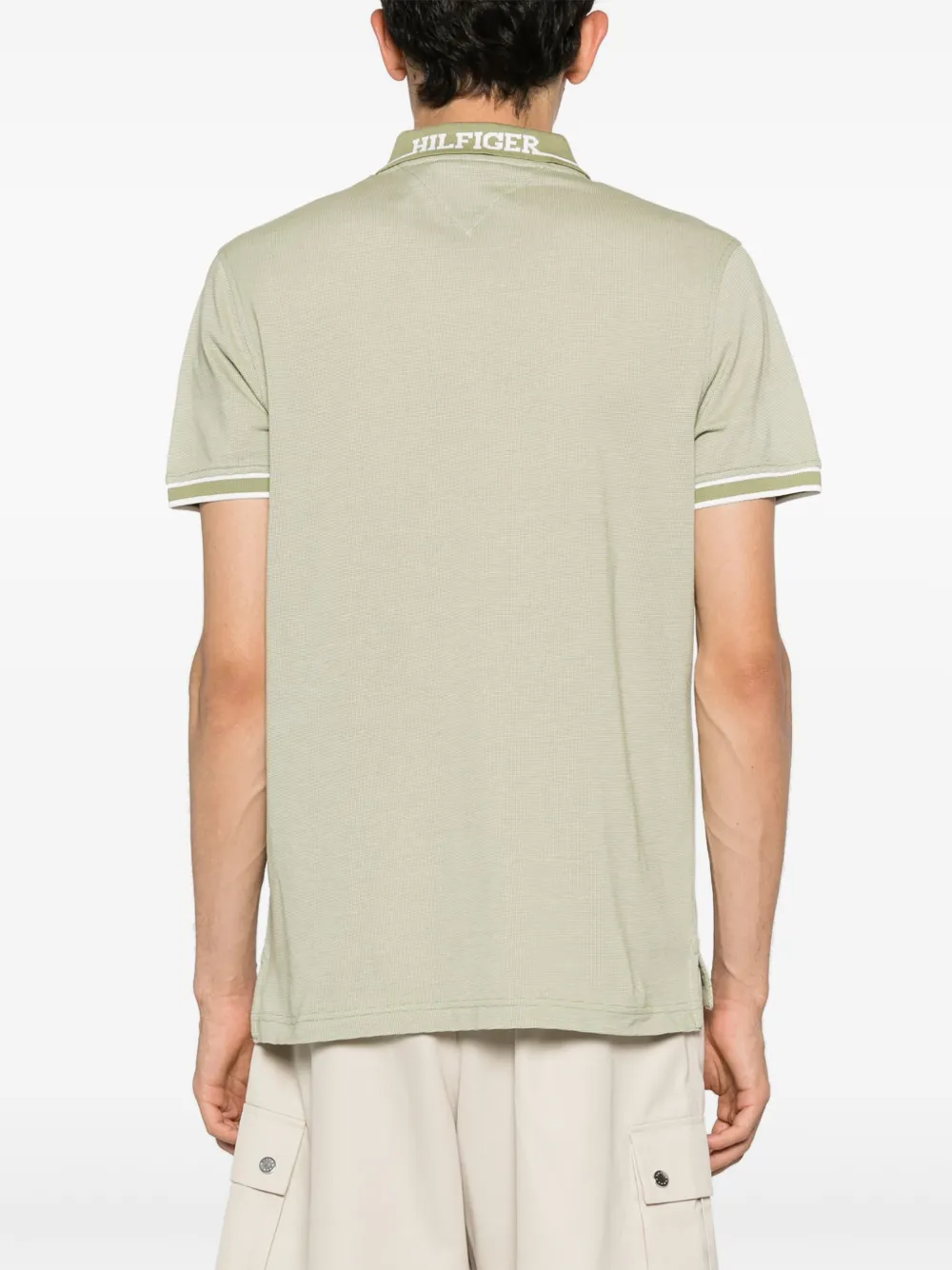 Tommy Hilfiger Poloshirt met geborduurd logo Groen