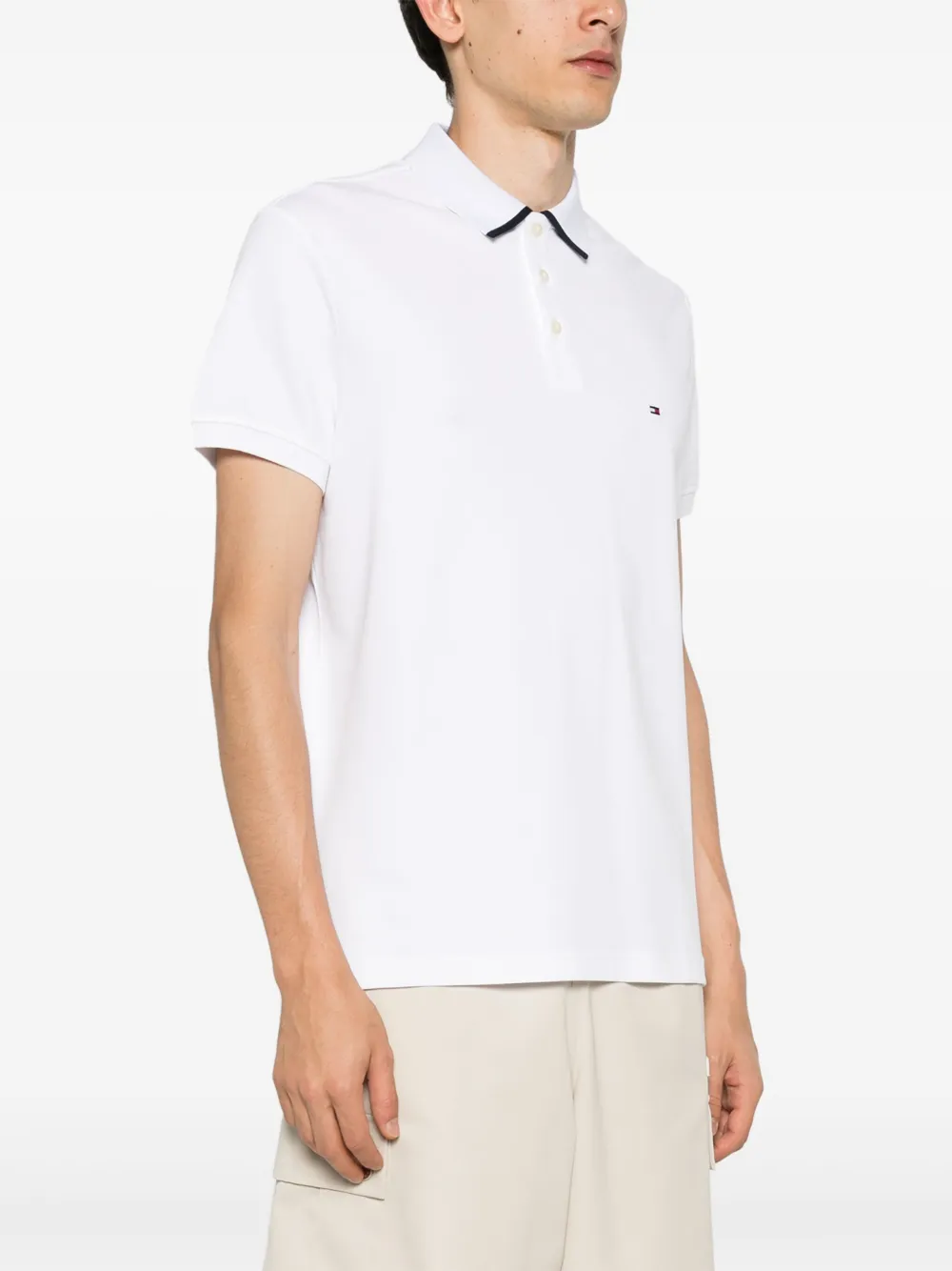 Tommy Hilfiger Piqué poloshirt Wit