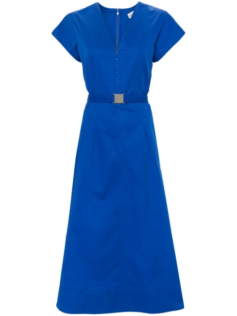 Tory Burch belted V-neck midi dress