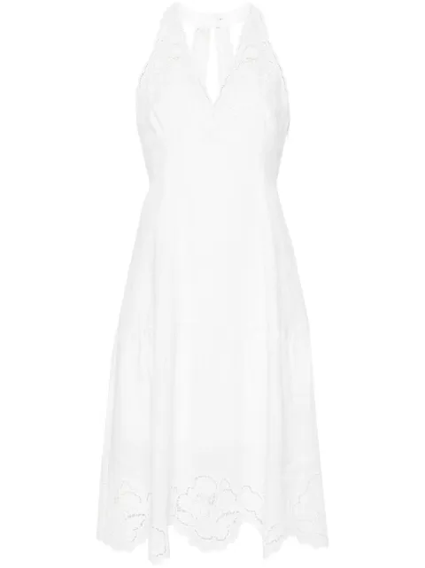 TWINSET guipure-detail midi dress