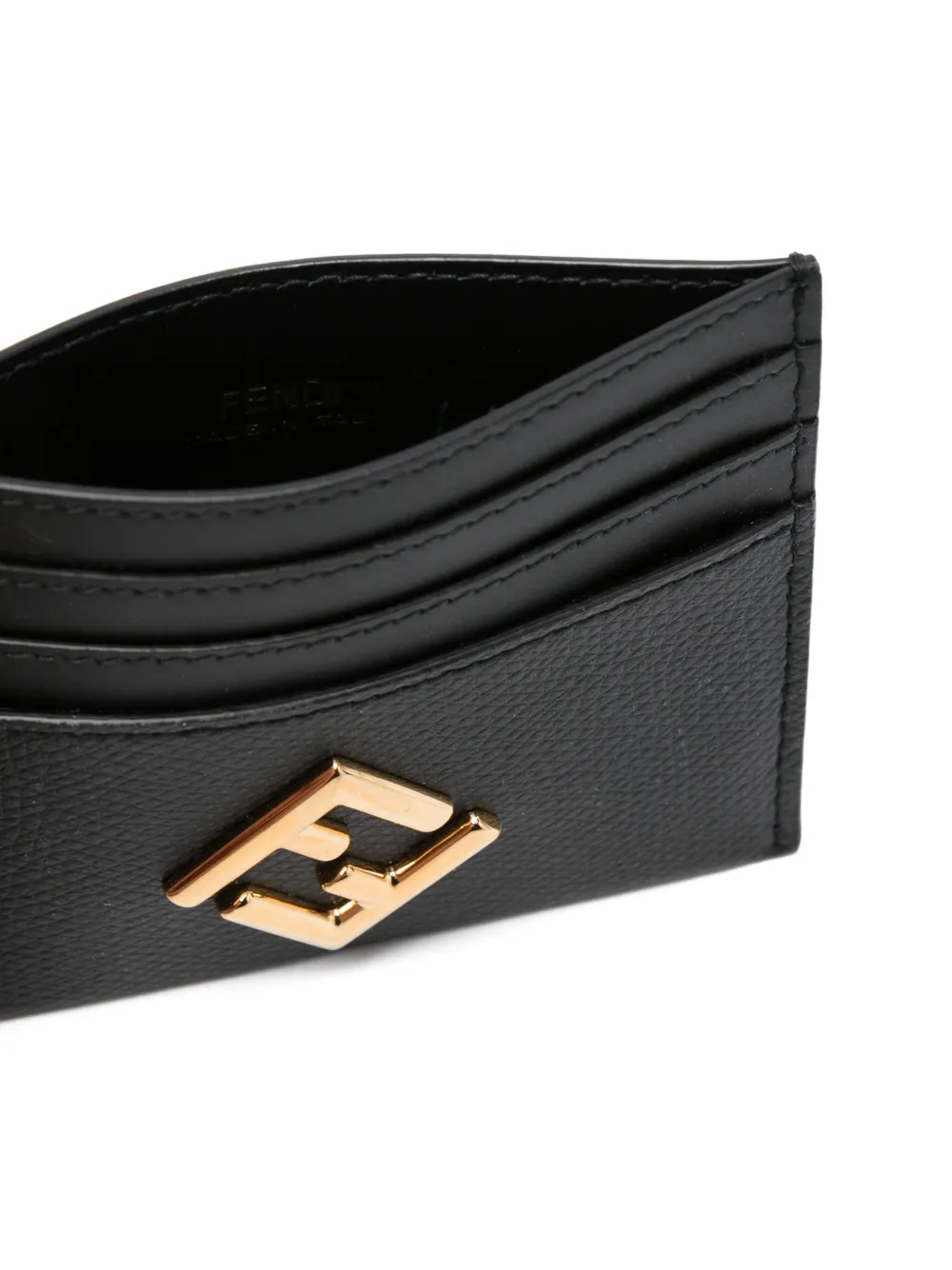 Shop Fendi Ff Diamonds Wallet In Black