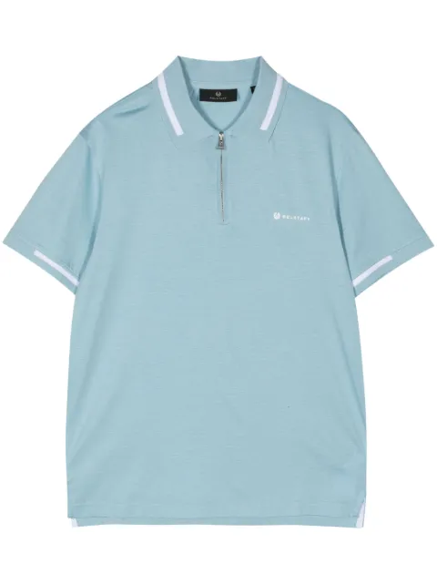 Belstaff logo-print cotton polo shirt