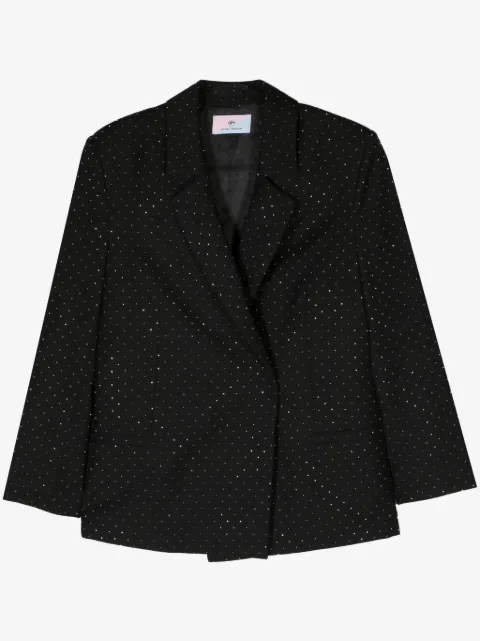 Chiara Ferragni blazer con detalles de strass y doble botonadura