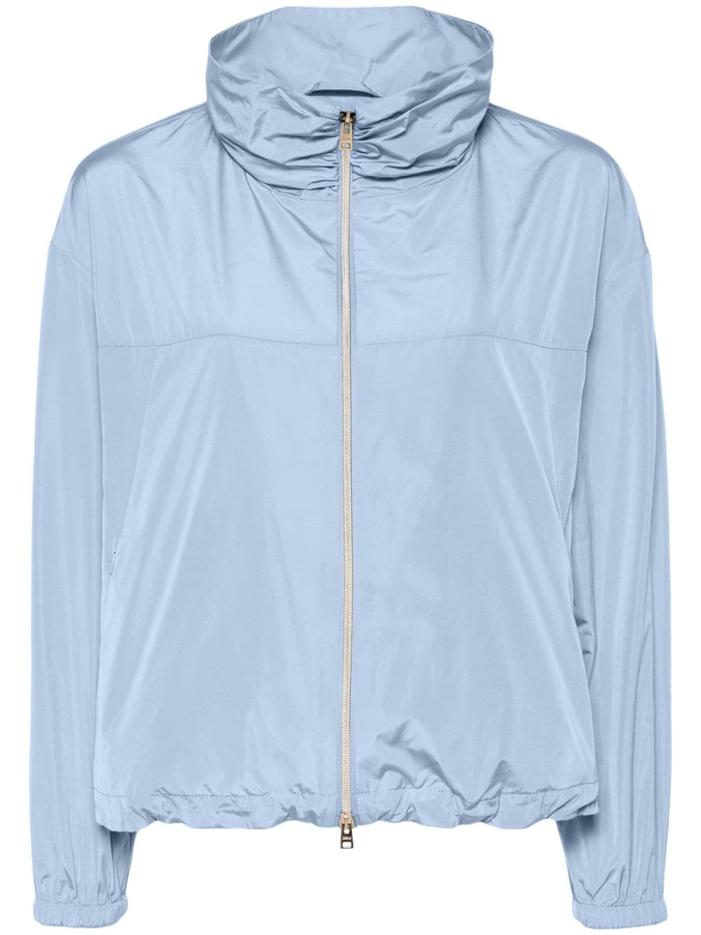 Herno zip-up taffeta lightweight jacket - Blu