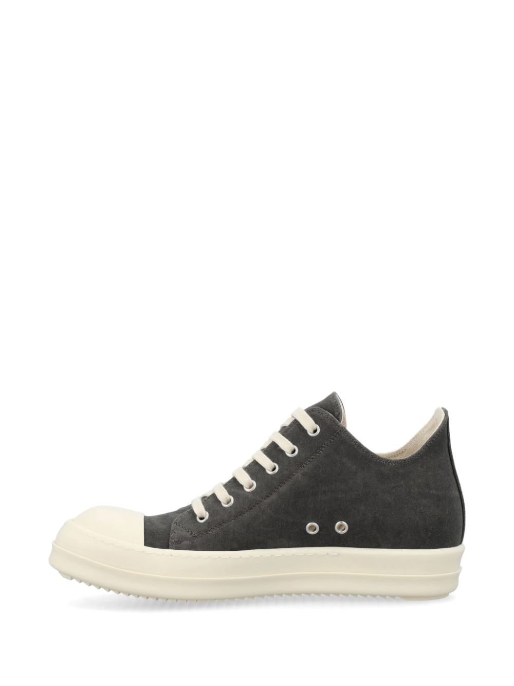 Shop Rick Owens Drkshdw Lace-up Canvas Sneakers In Green
