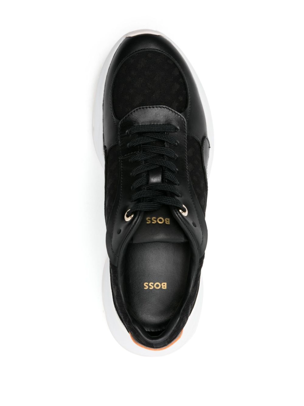 Shop Hugo Boss Noa Chunky Sneakers In 黑色