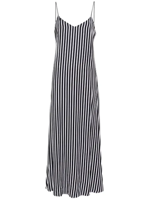 Robe longue rayée à design sans manches - Tommy Hilfiger - Modalova