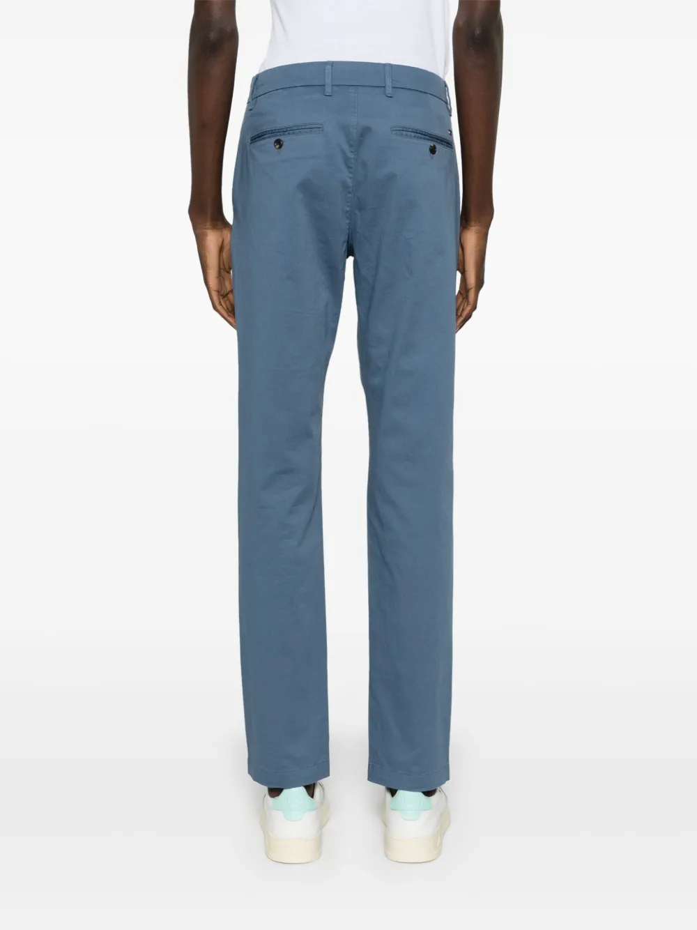Tommy Hilfiger Slim-fit broek Blauw