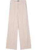 Giorgio Armani creased twill straight trousers - Pink