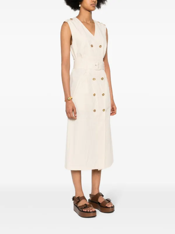 TWINSET ダブルブレスト ドレス | ニュートラル | FARFETCH JP 