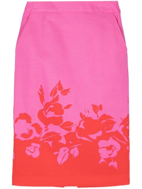 Essentiel Antwerp floral-print midi skirt