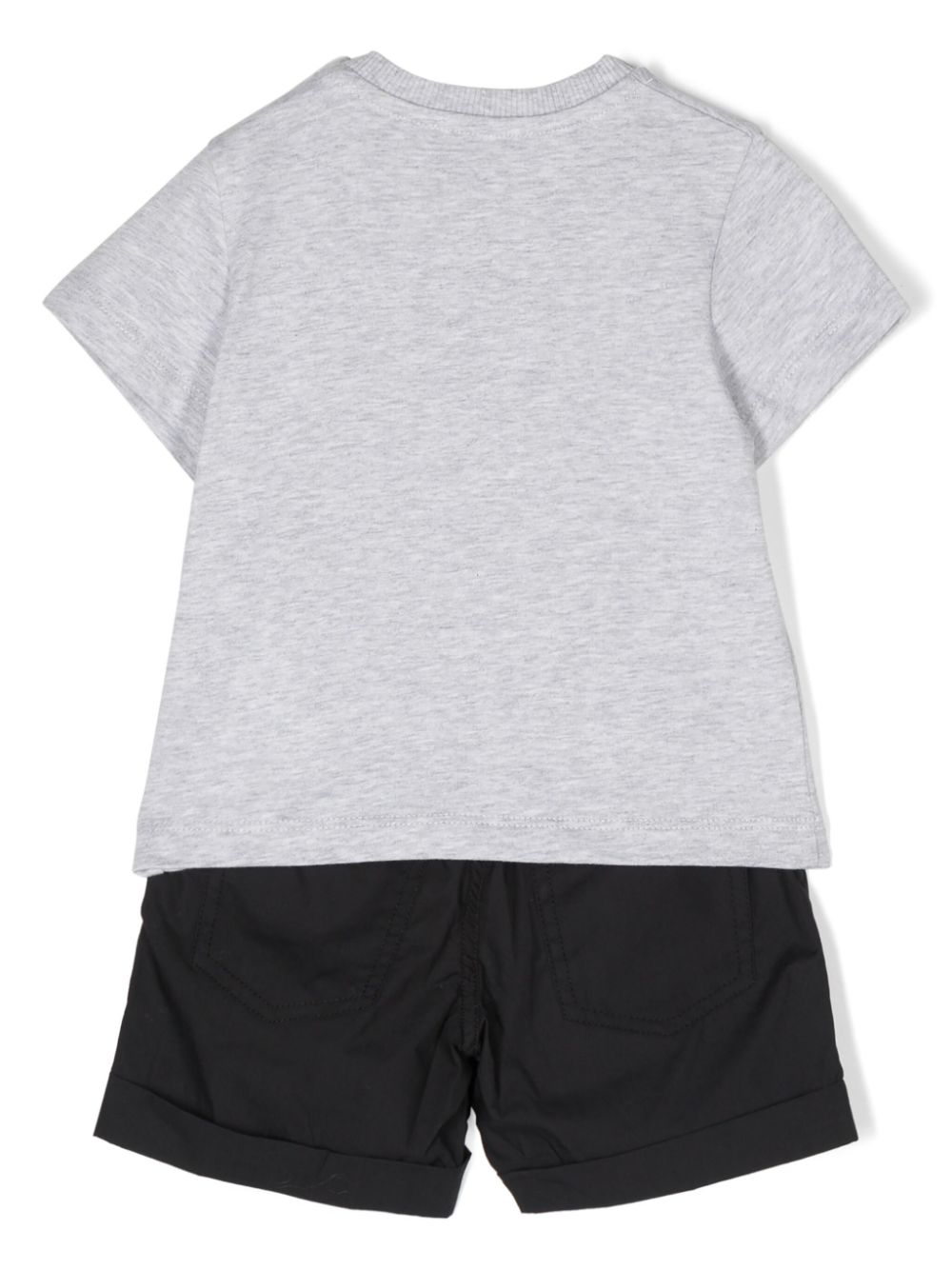 Shop Moschino Teddy Bear-appliqué Shorts Set In Grey