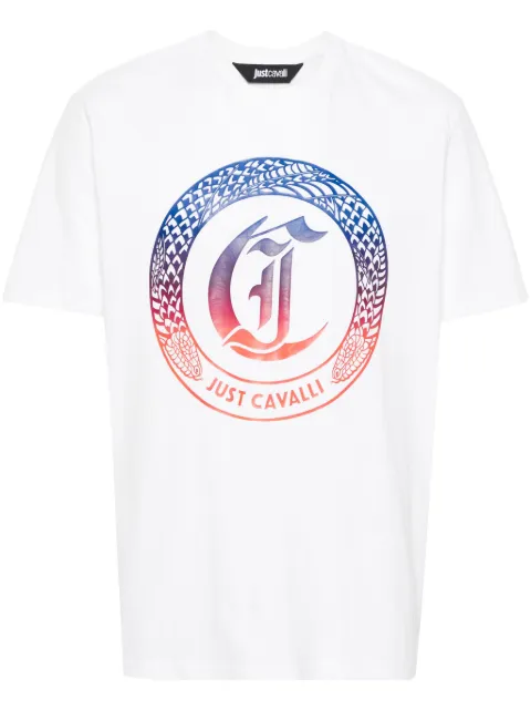 Just Cavalli logo-print cotton T-shirt